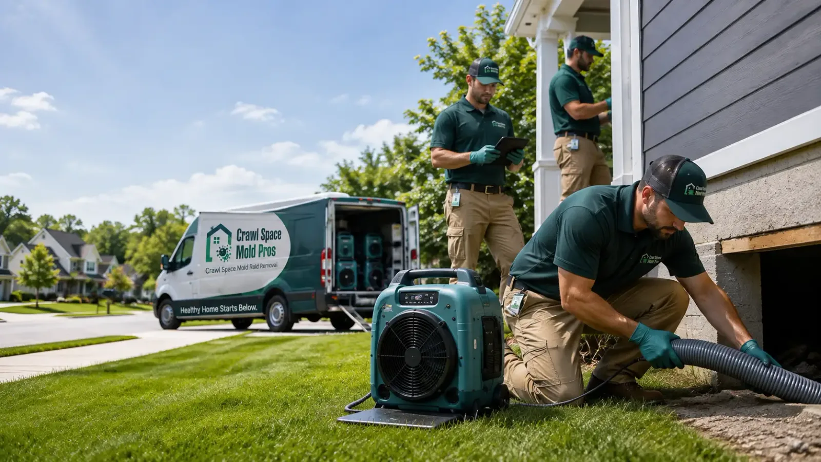 Crawl Space Mold Removal in Dundee, IL